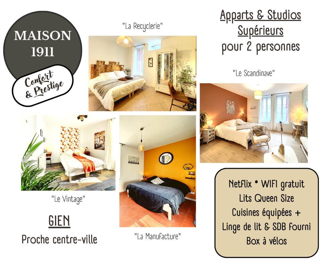 Studio La Recyclerie - Maison 1911 - Confort & Prestige جيان المظهر الخارجي الصورة